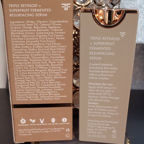 CACAYE Retinoid Superfruit Fermented Triple Action Resurfacing Serum - Picture 5 of 9